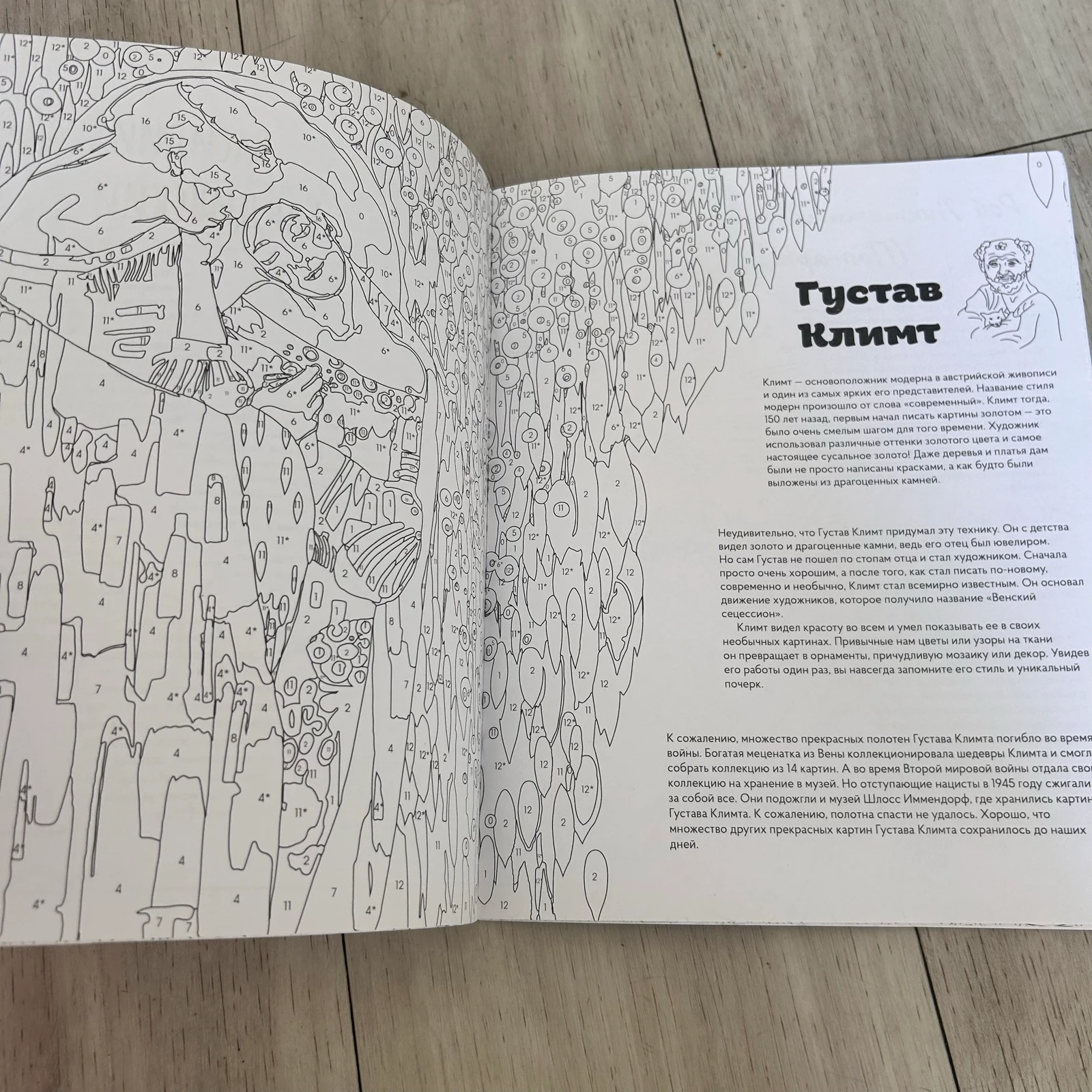 Talla Grande con Colores por Número – Estilos Artísticos (Klimt, Picasso, Dalí) – Voicebook – photo 3